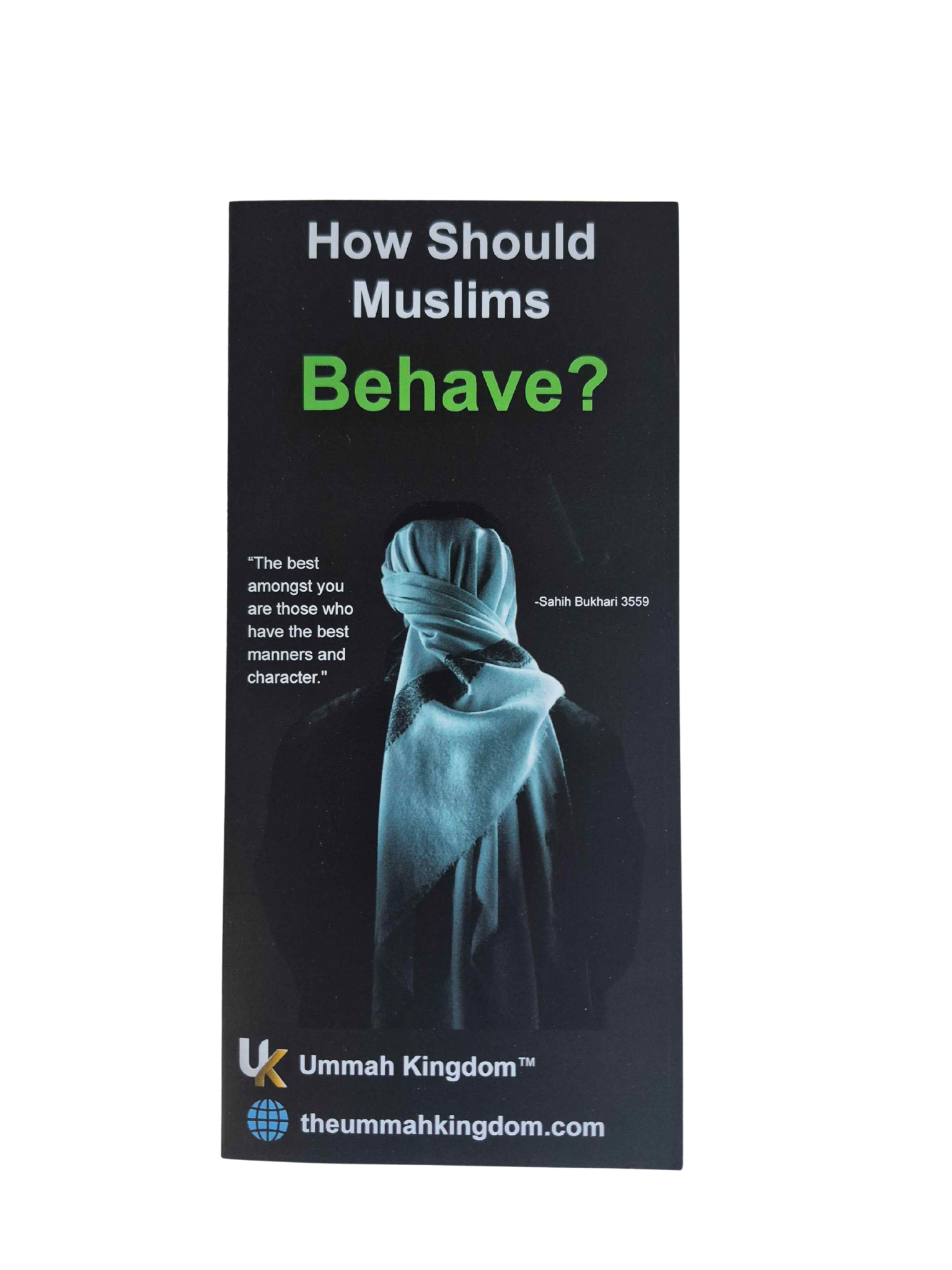 How Should Muslims Behave trifold brochure front cover – V2 design