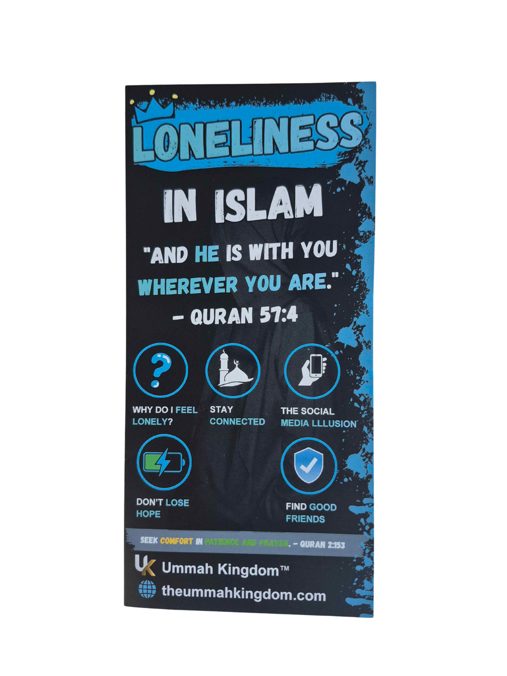 Loneliness in Islam trifold brochure front cover