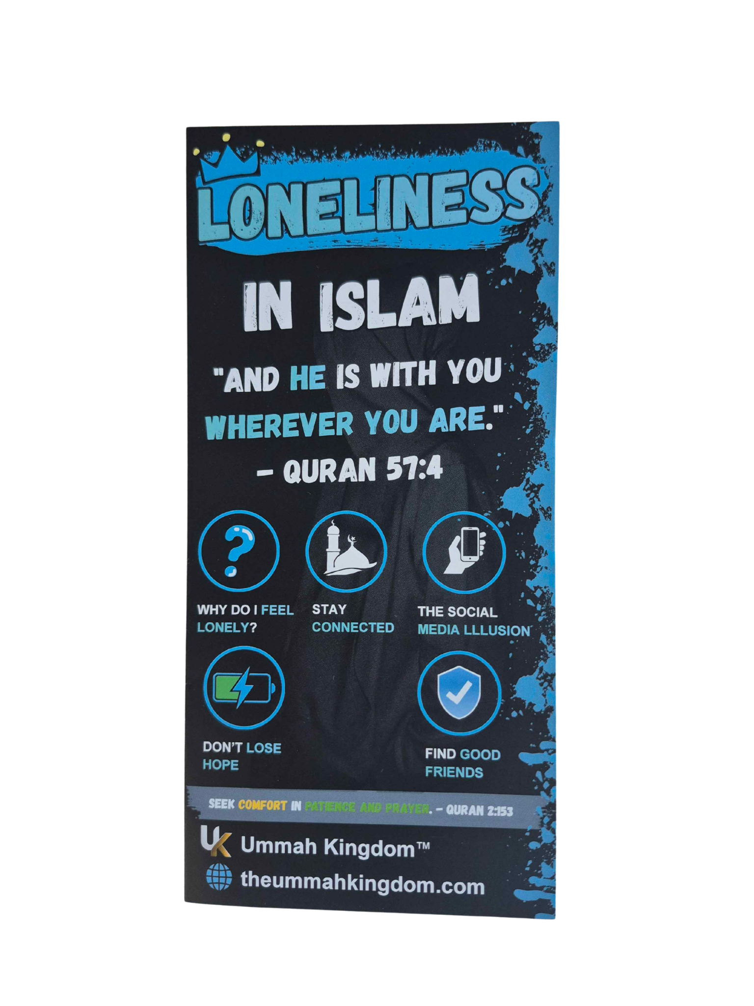 Loneliness in Islam trifold brochure front cover