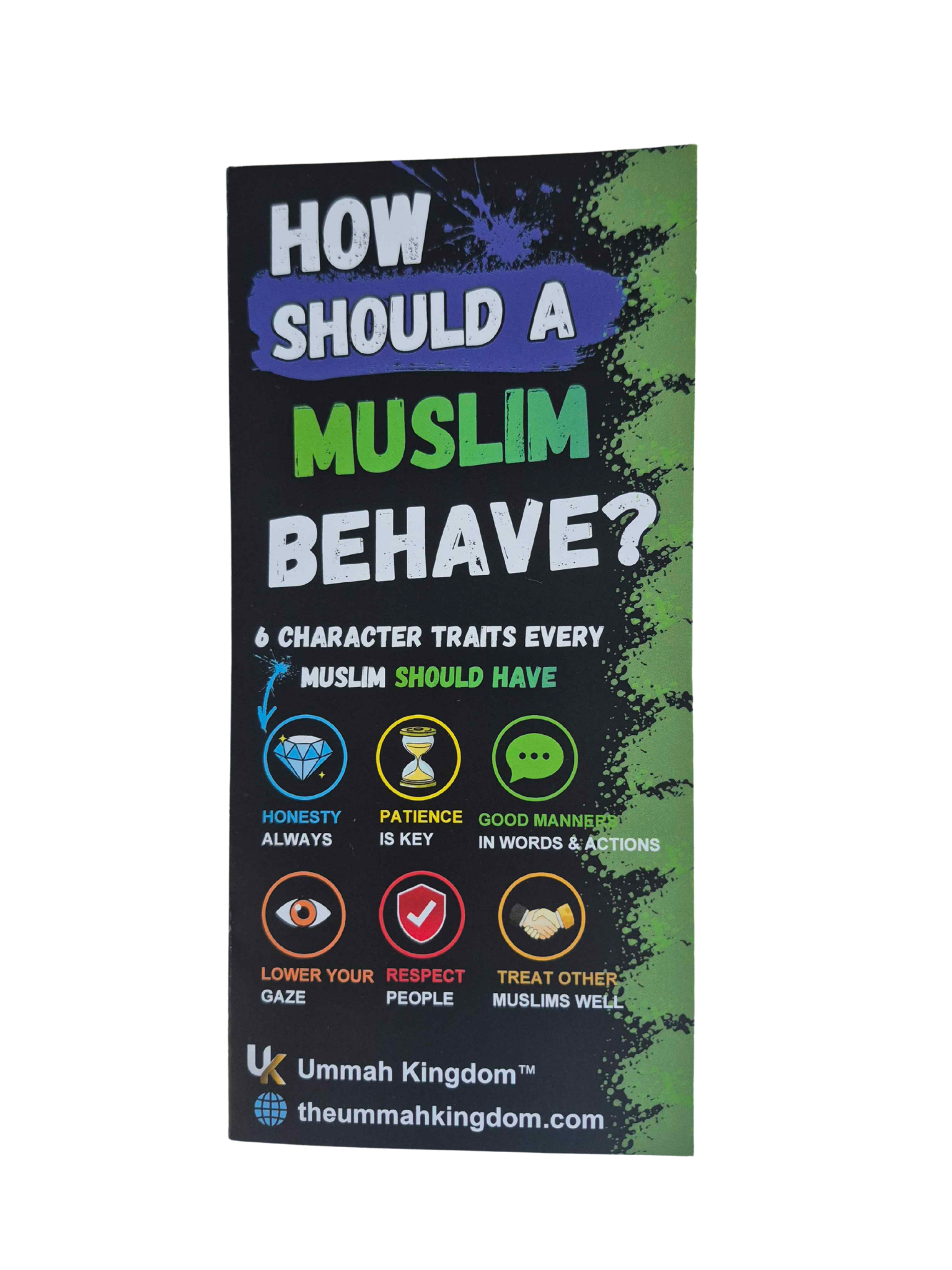 How Should a Muslim Behave trifold brochure front cover
