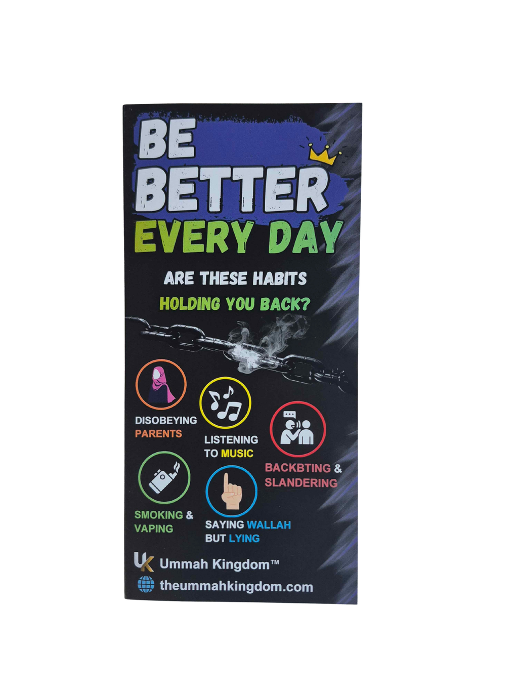 Be Better Every Day trifold brochure front cover